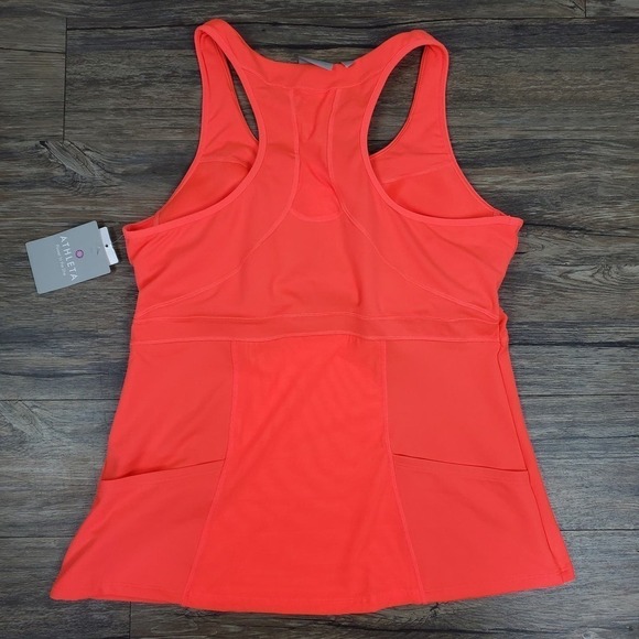 Athleta PR Tank 2 Ember Orange Outdoor Athletic Tank Top Size 2X Plus NEW - Picture 8 of 12